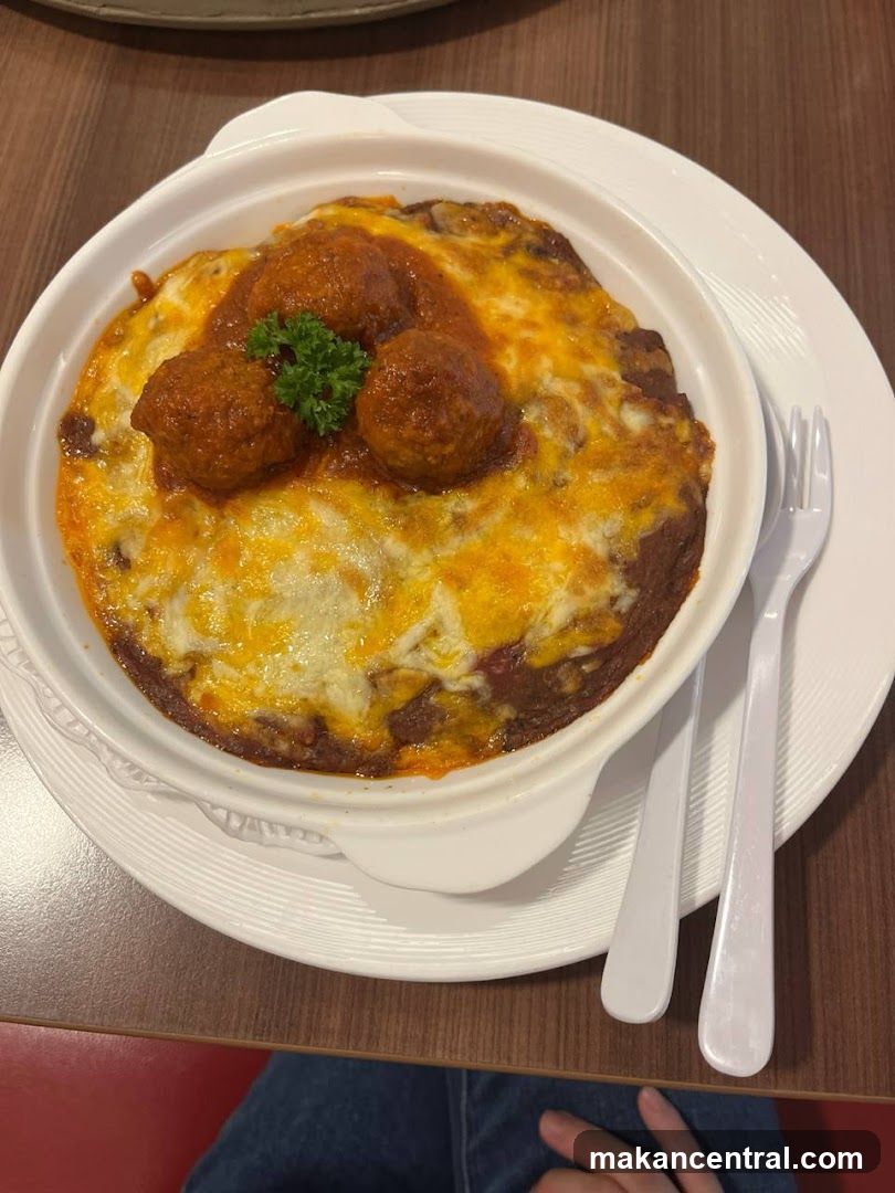 Baked Meatballs with Cheese