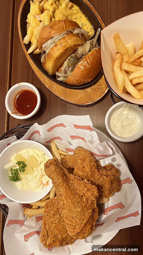 Fried Chicken and Burgers