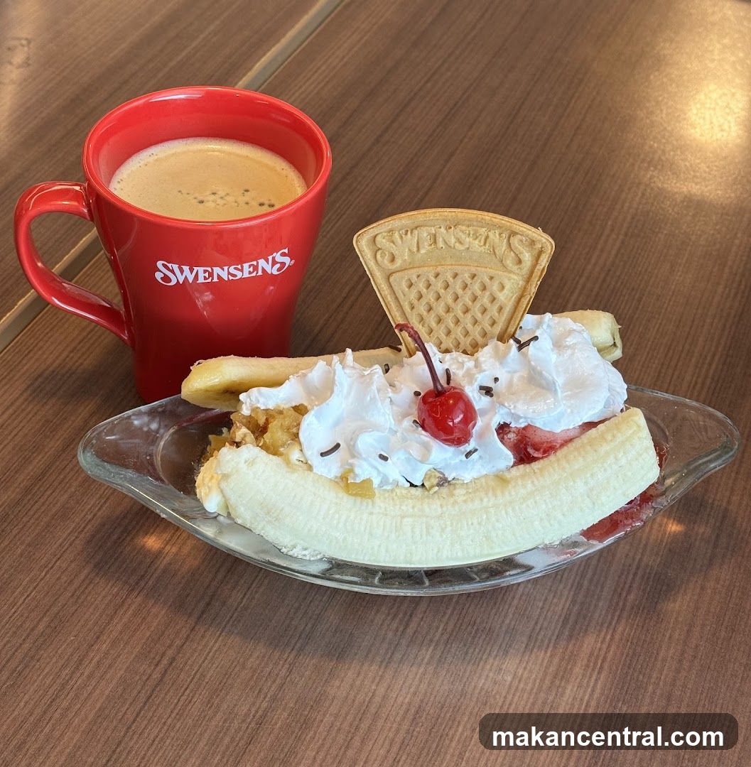 Banana Split and Coffee