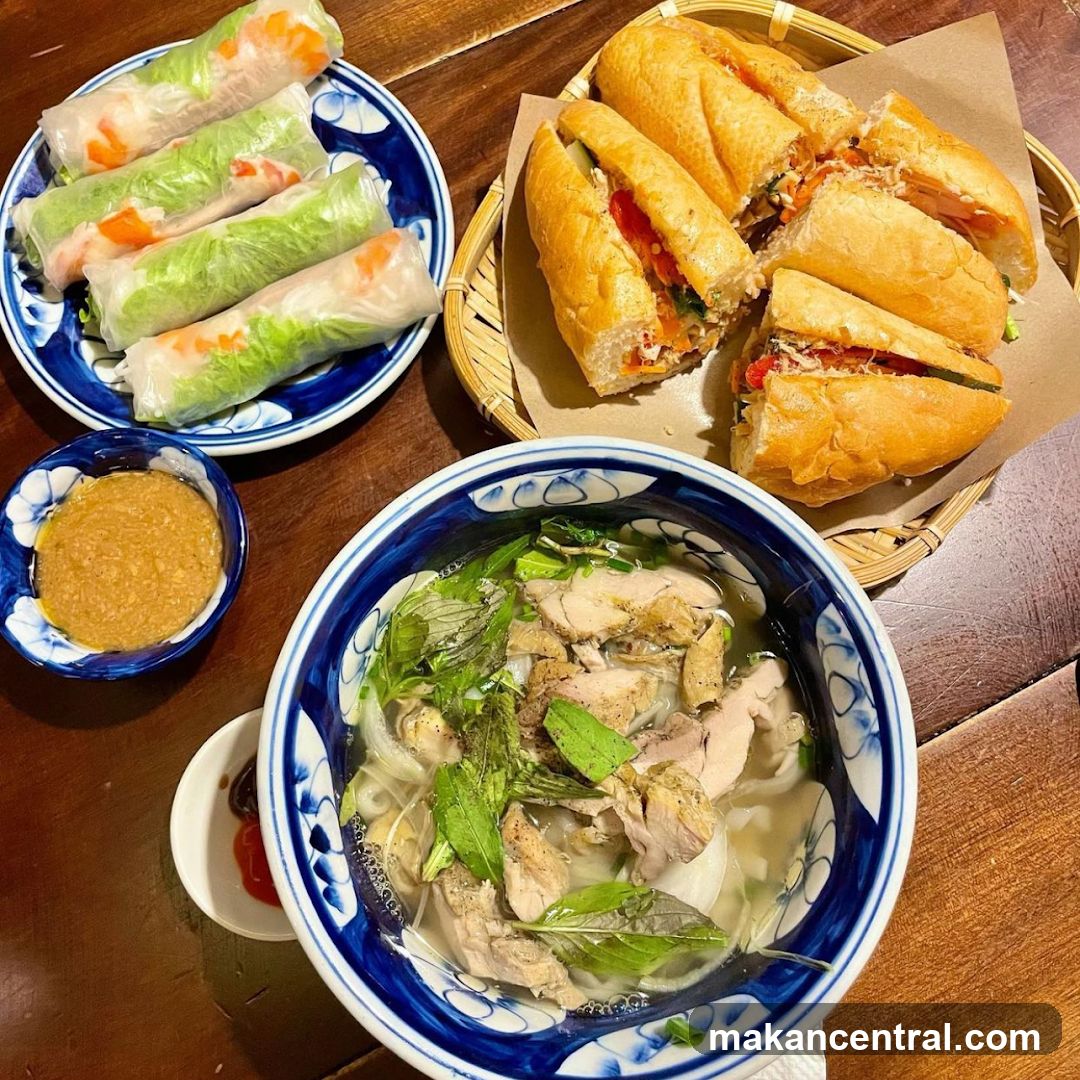 Vietnamese Food Spread
