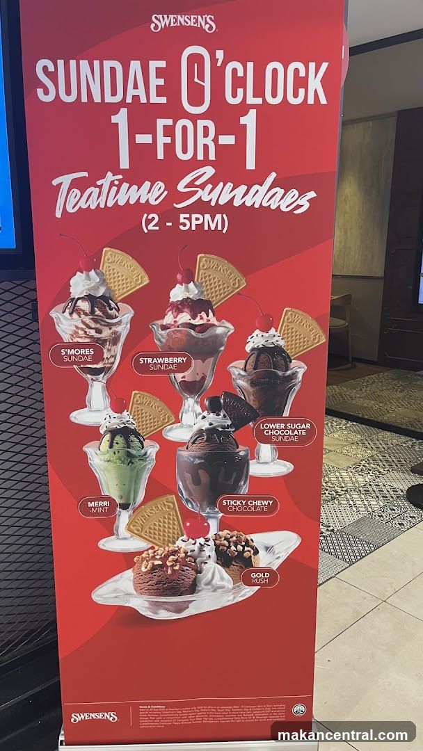 Swensen's Sundae O'Clock 1-for-1 Teatime Sundaes