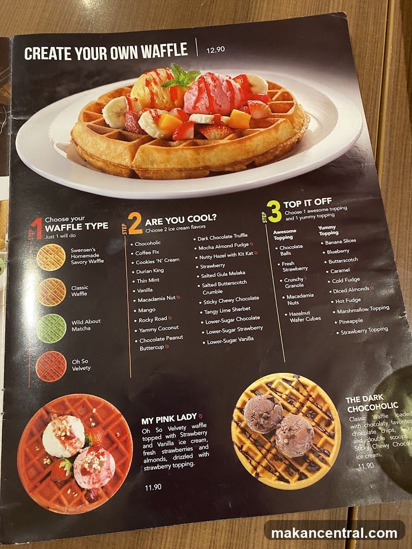 CREATE YOUR OWN WAFFLE