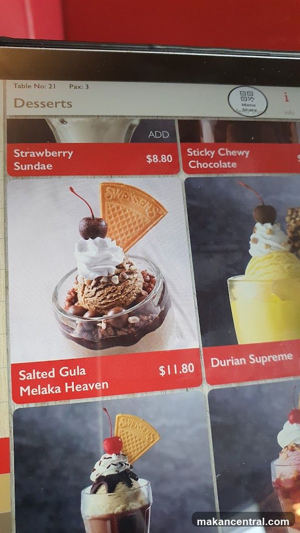 Desserts Menu