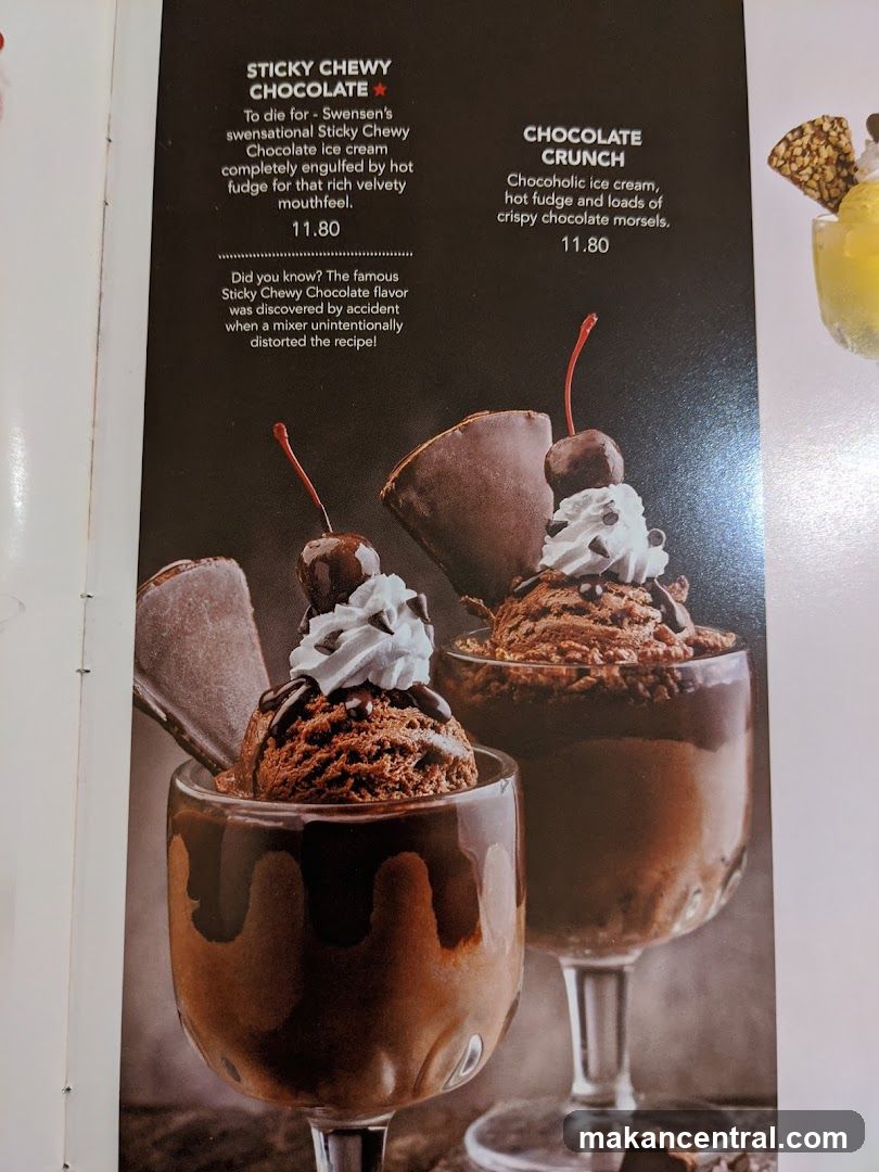 Dessert Menu