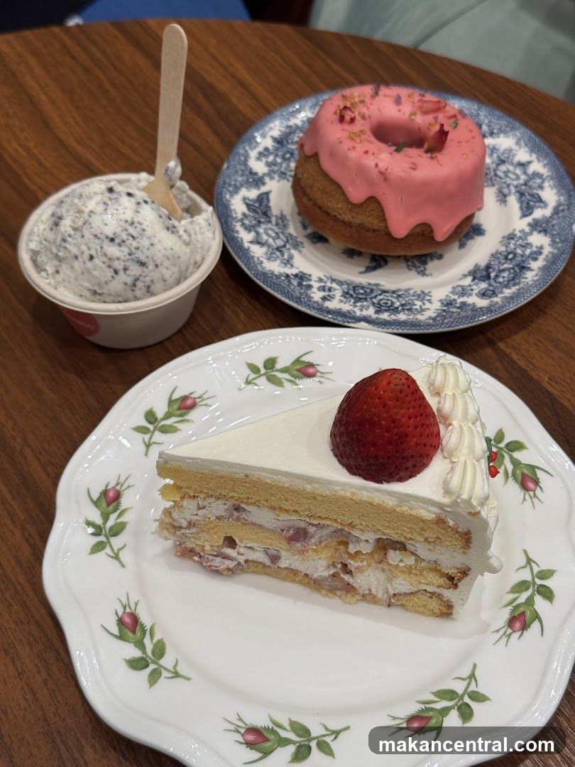 Desserts on Plates
