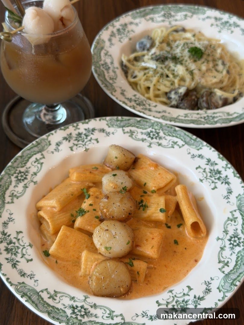 Scallop Pasta and Seafood Spaghetti