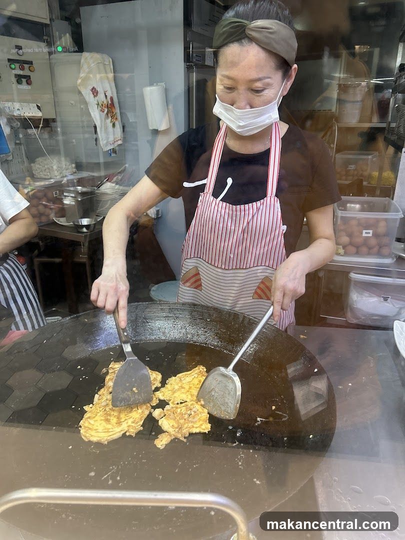 Cook preparing food