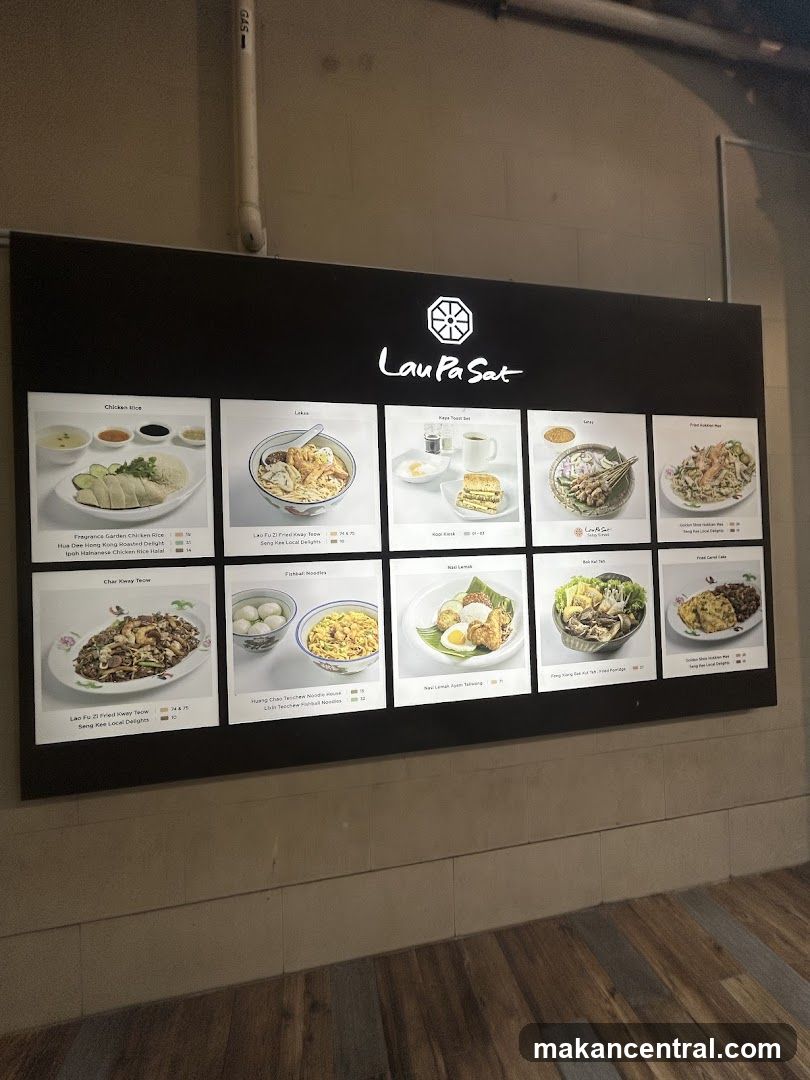 Lau Pa Sat Menu
