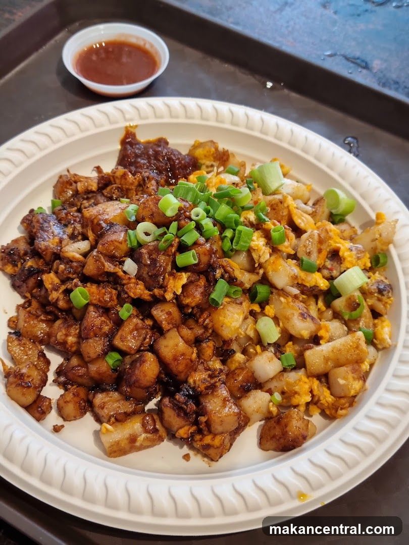 Fried Radish Cake with Scallions