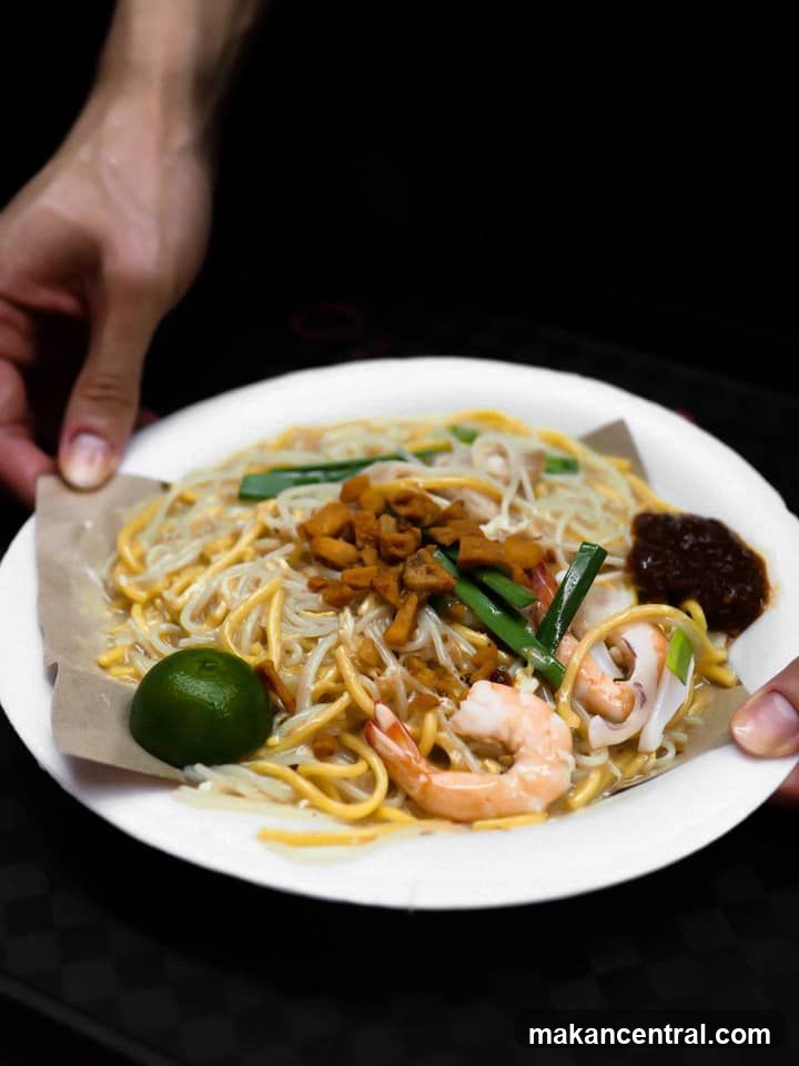 Noodles with Shrimp and Squid