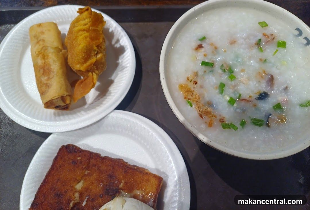 Congee and Fried Appetizers