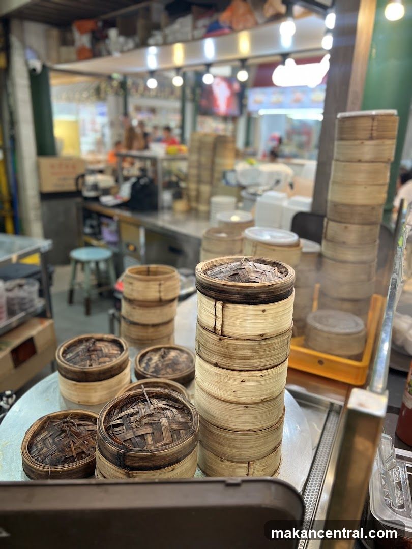 Steamed Food Preparation Area
