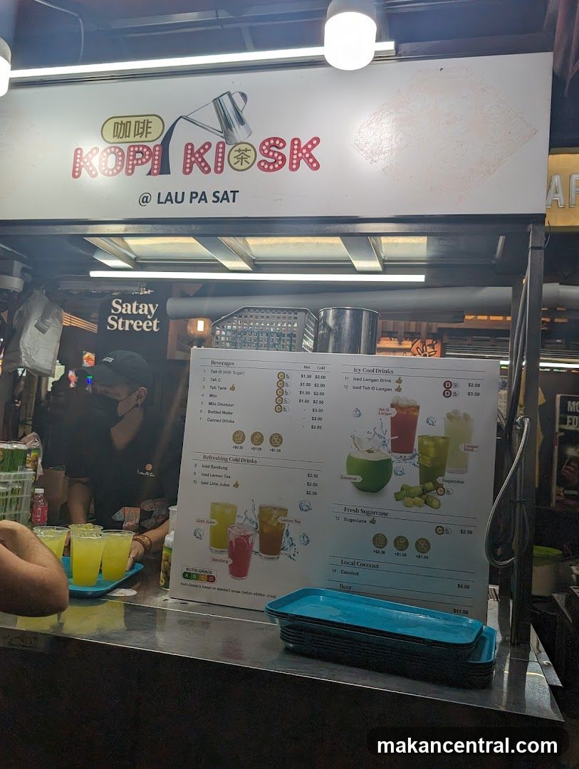 Kopi Kiosk Menu