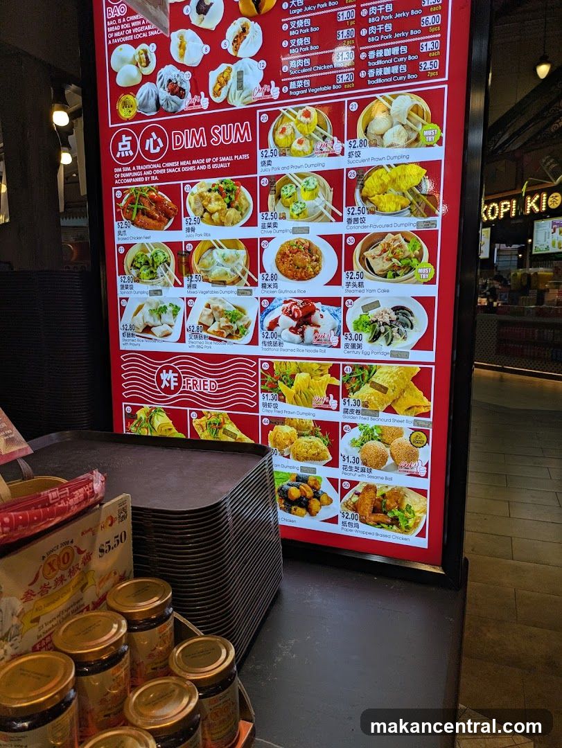 Dim Sum Menu