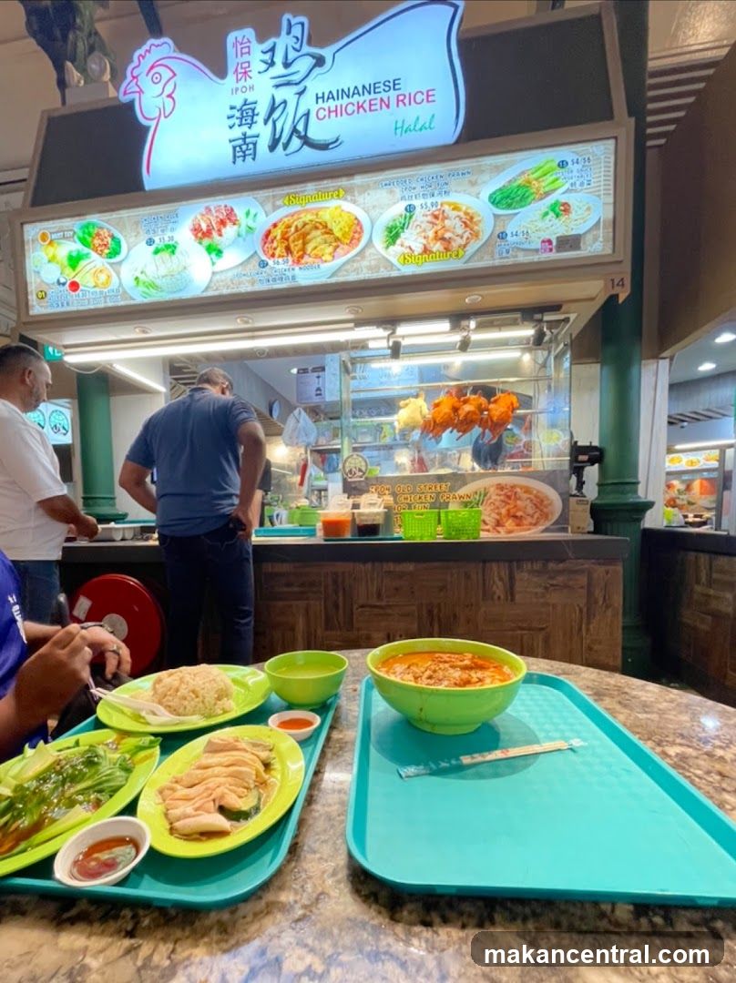 Hainanese Chicken Rice Stall