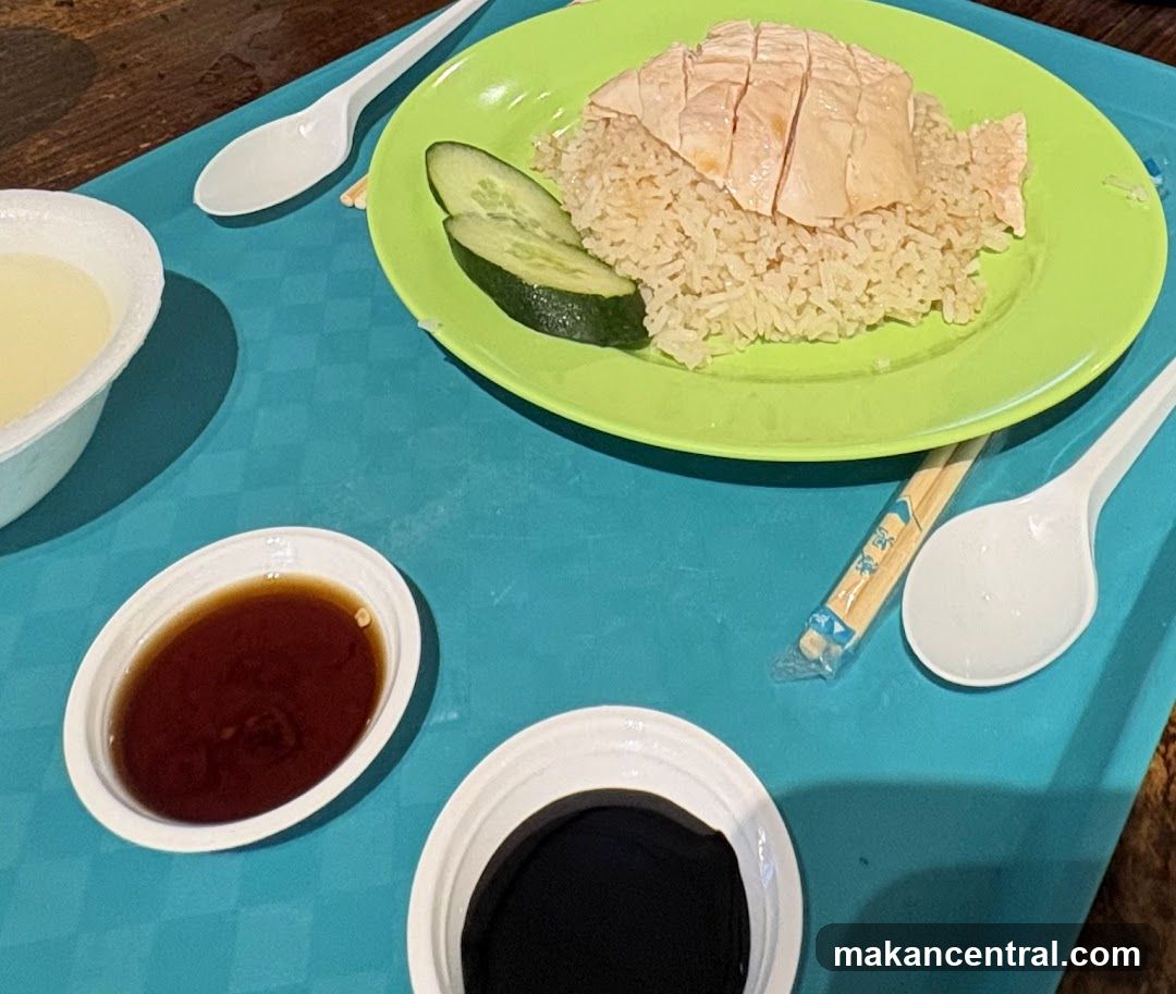 Chicken Rice with Condiments