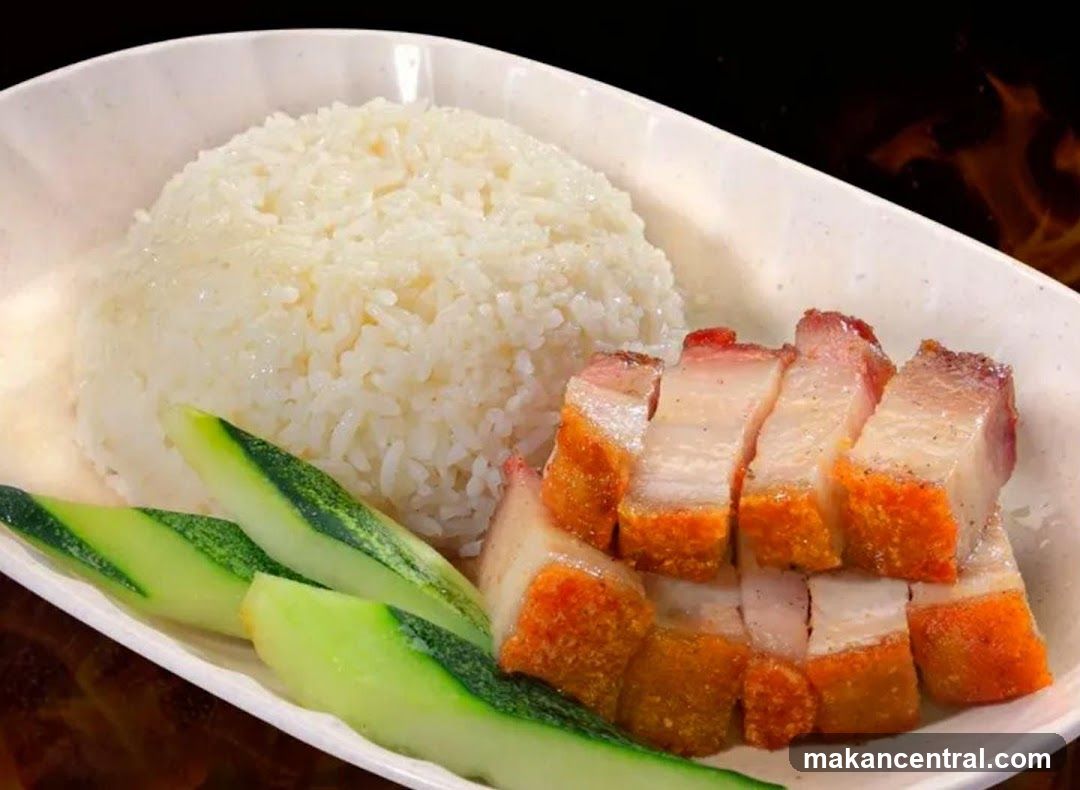 Crispy Pork Belly with Rice