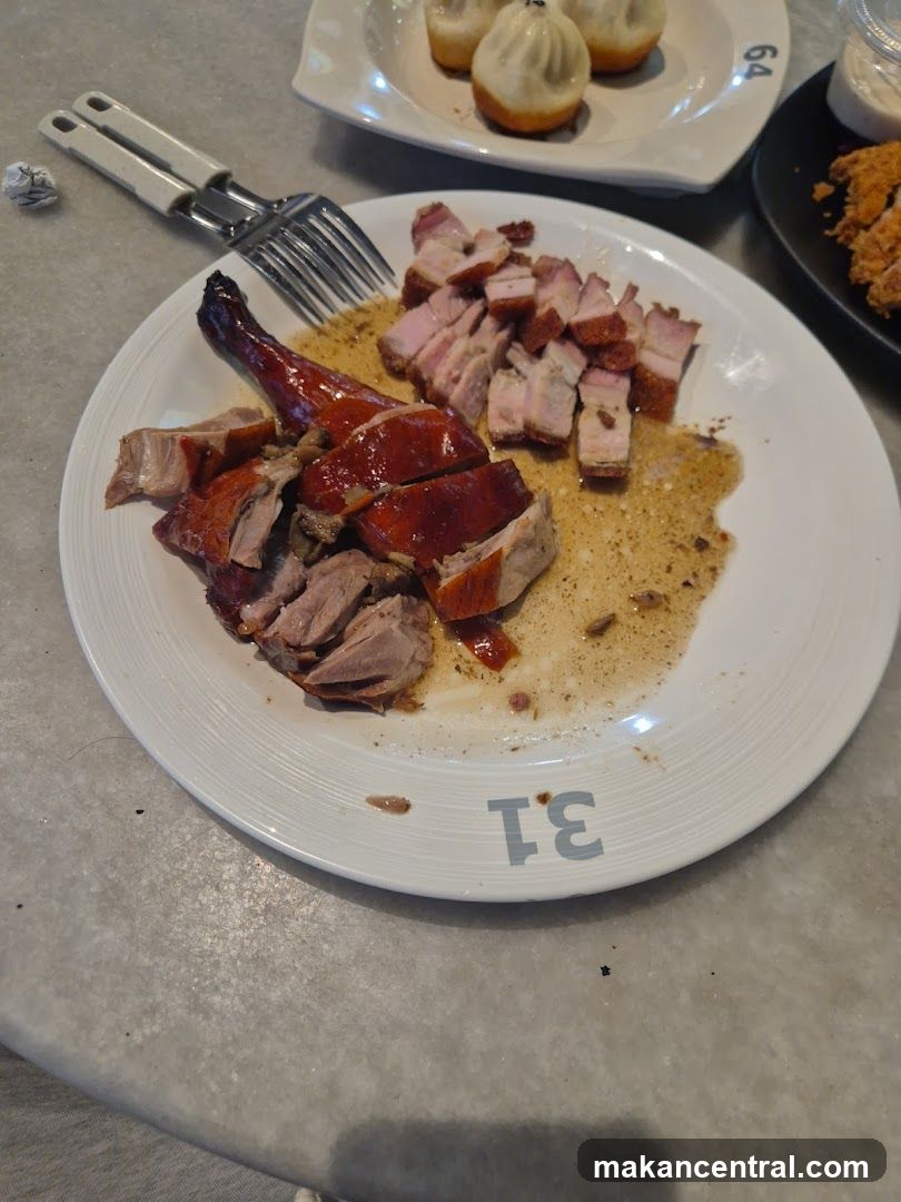 Roast Duck and Pork Belly