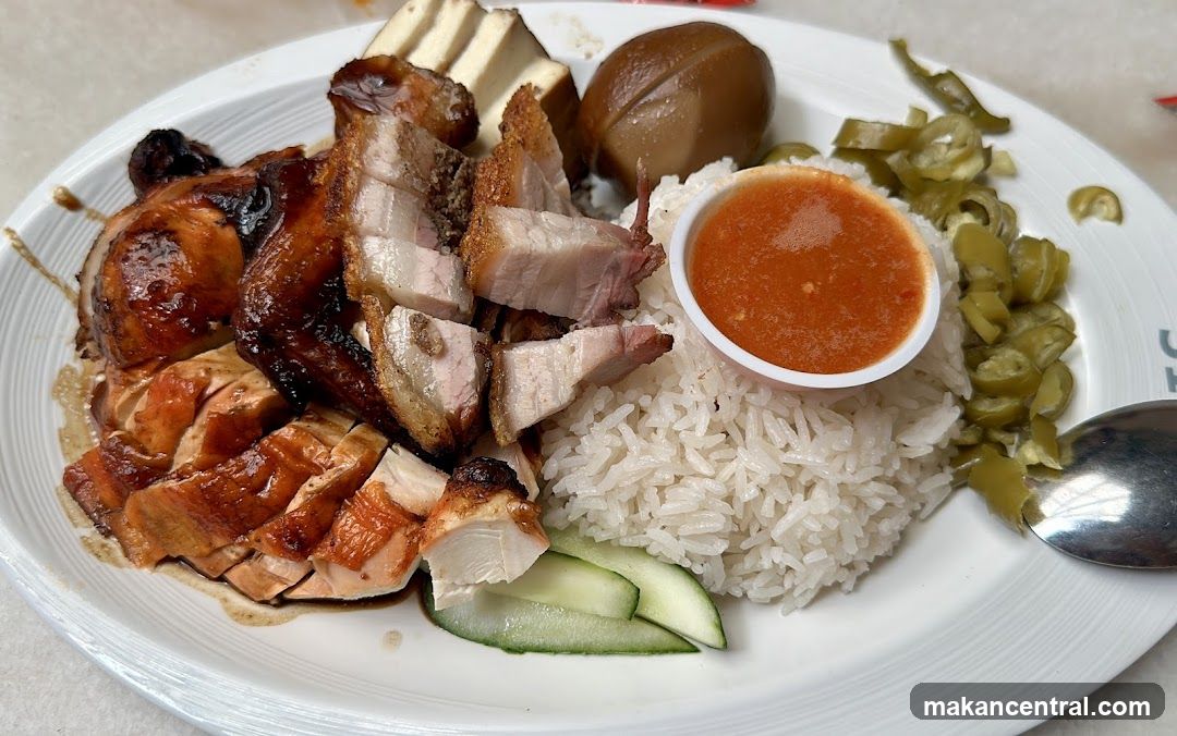 Roast Meats and Rice Platter