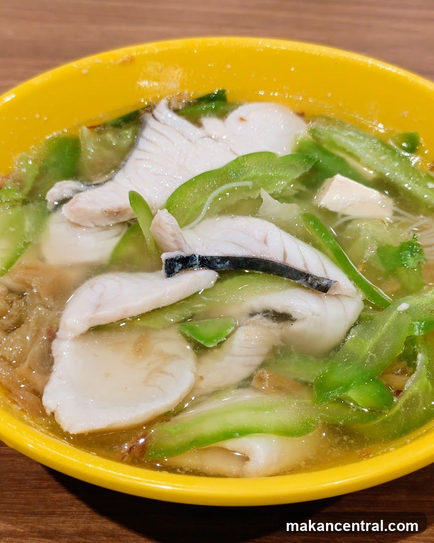 Fish Soup with Bitter Melon