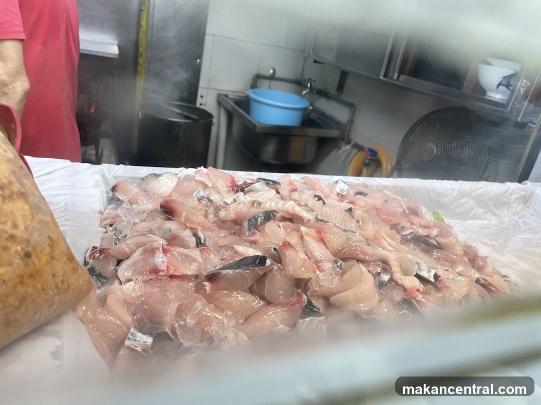 Freshly Cut Fish on Ice