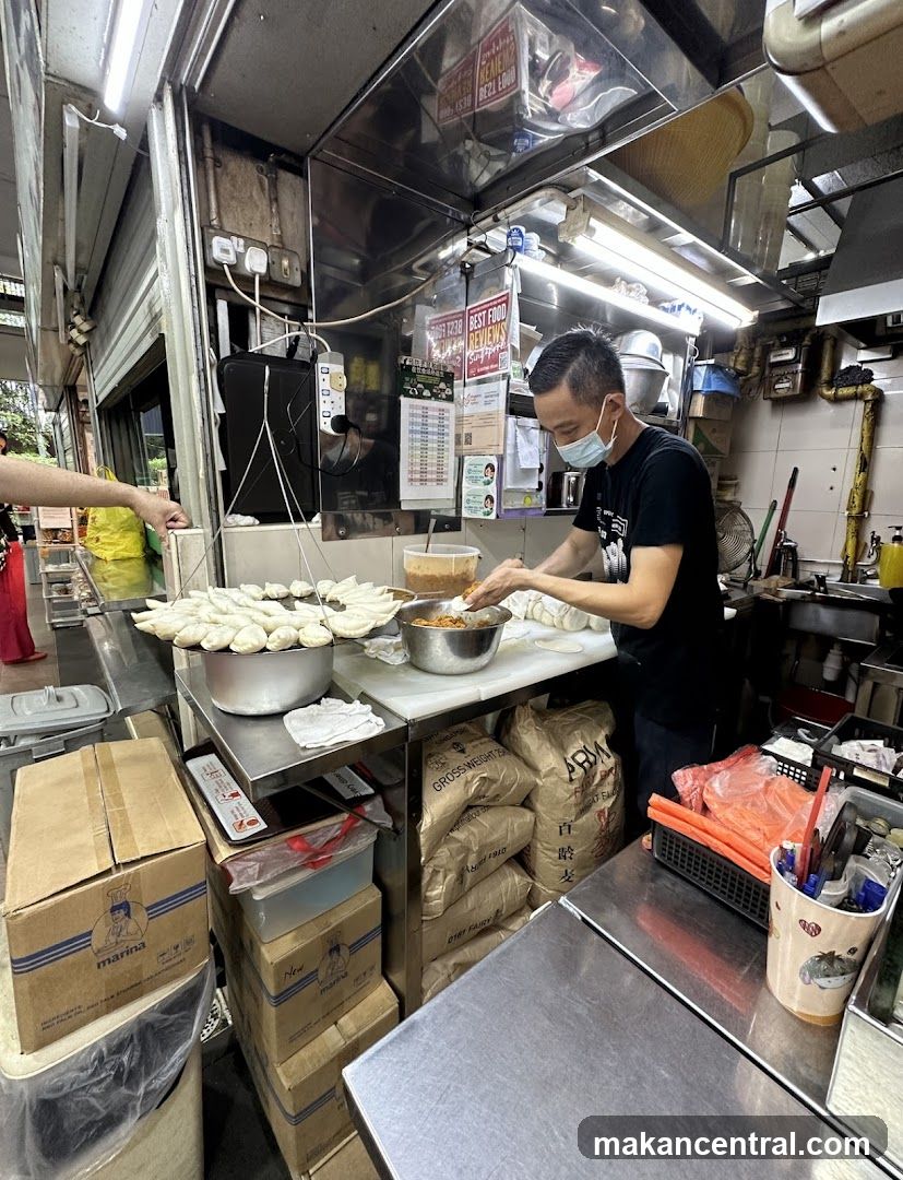 Food stall preparation
