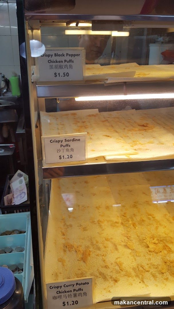 Food display with price tags