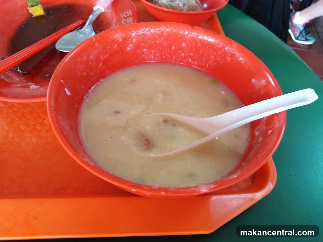 Congee in a bowl