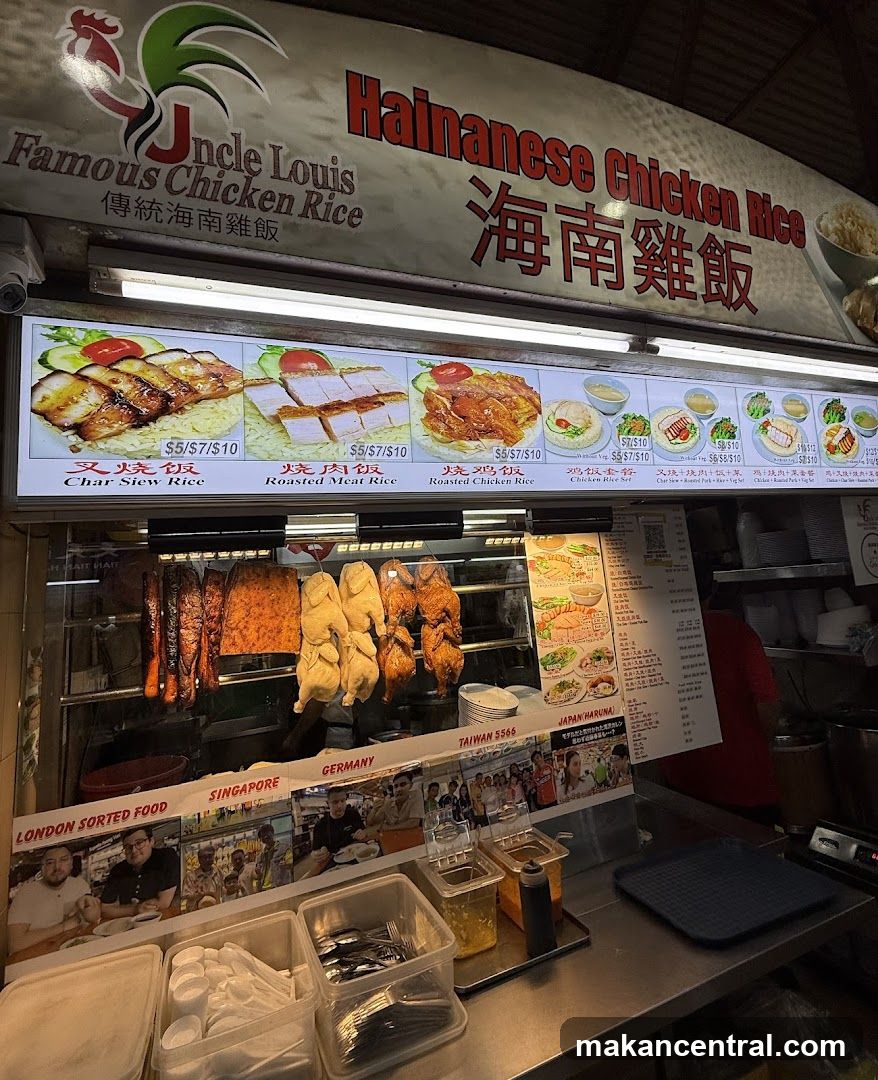 Uncle Louis Hainanese Chicken Rice Stall