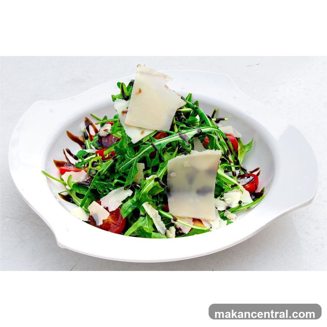 Arugula Salad with Cherry Tomatoes and Parmesan