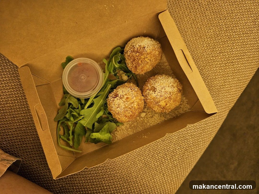 Arancini with Arugula