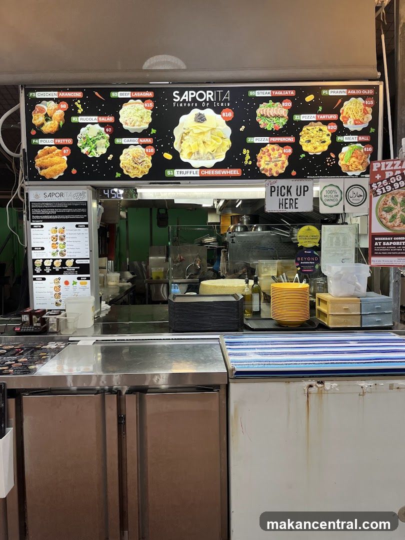 Saporita Menu Board