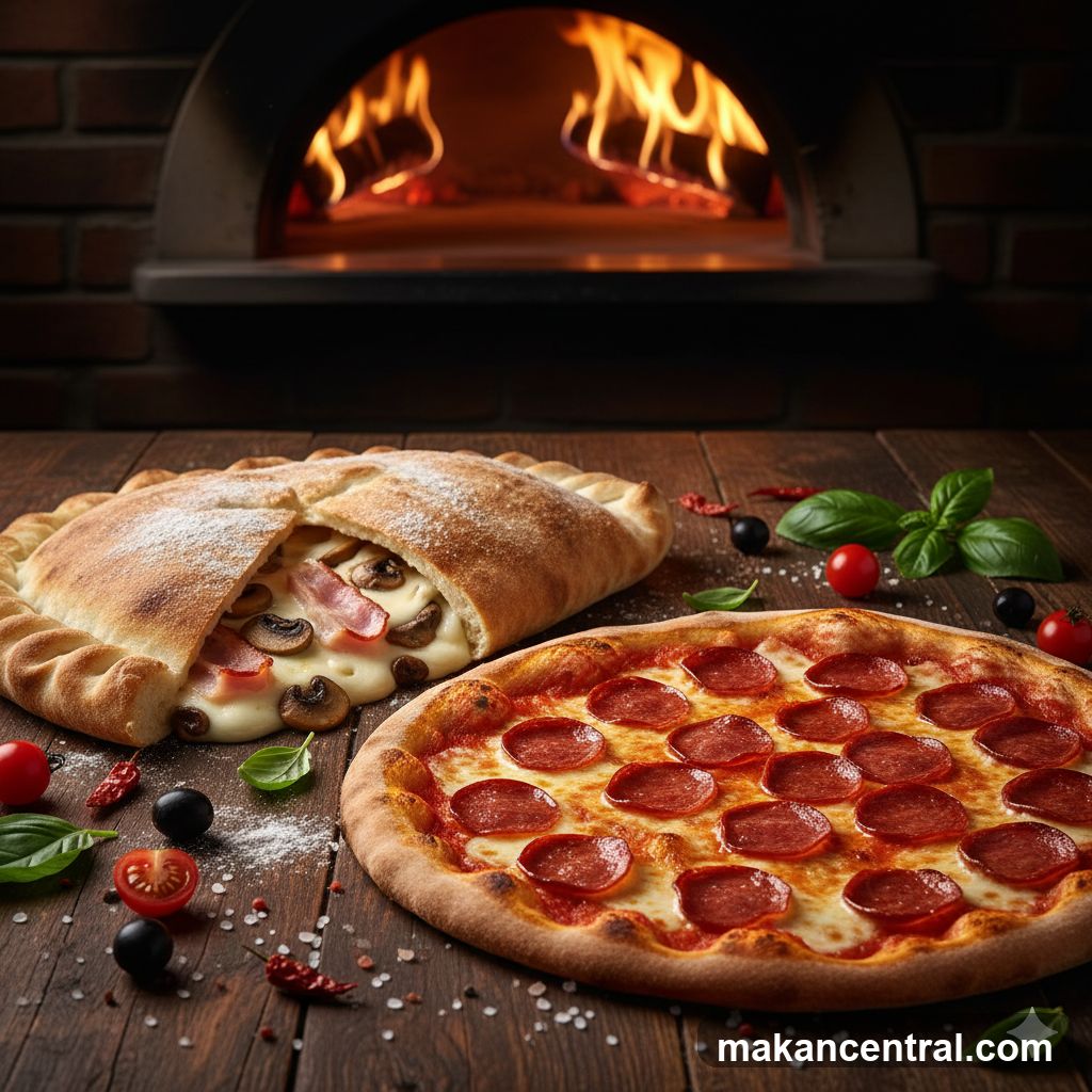Pizza and Calzone
