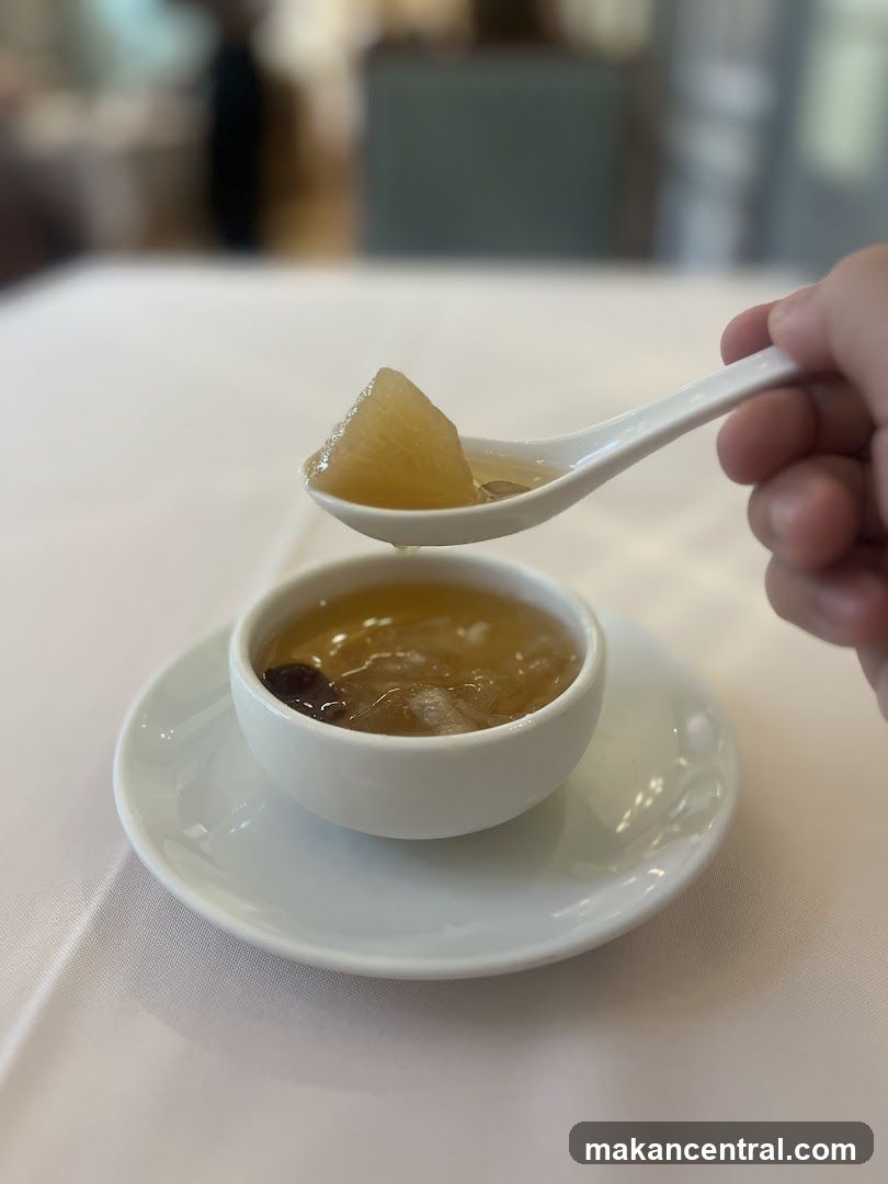 Soup with Pear and Goji Berries