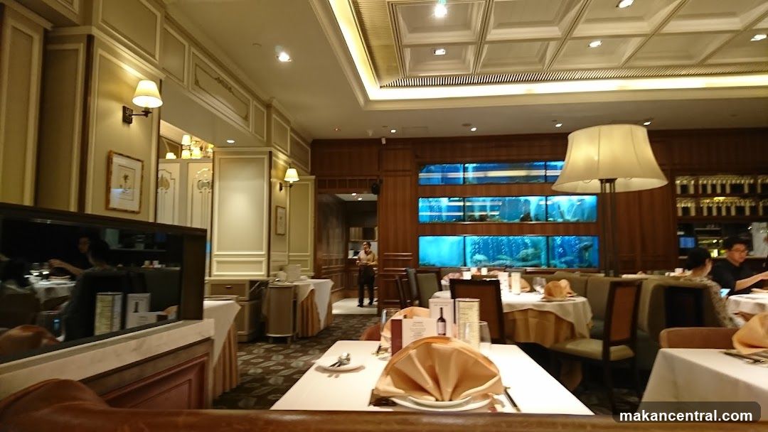 Restaurant Interior with Aquariums
