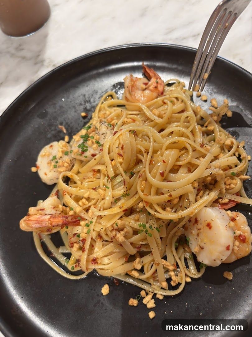 Shrimp and Scallop Pasta