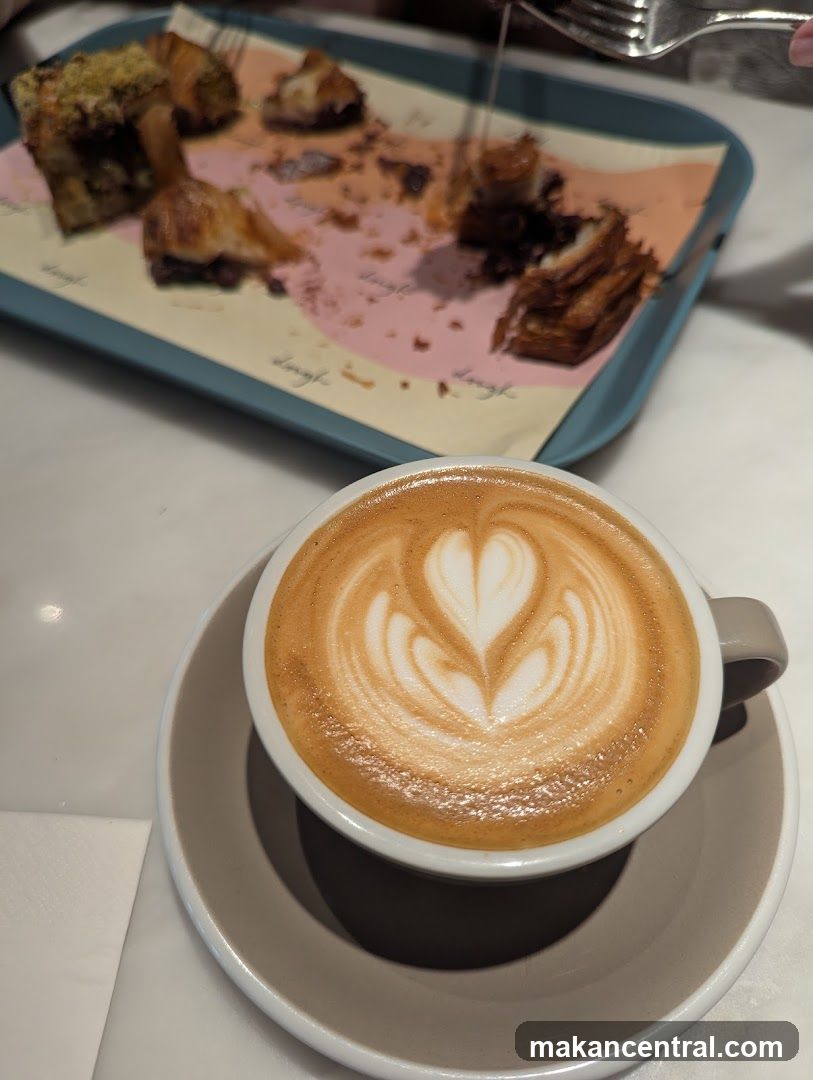 Latte and Pastries