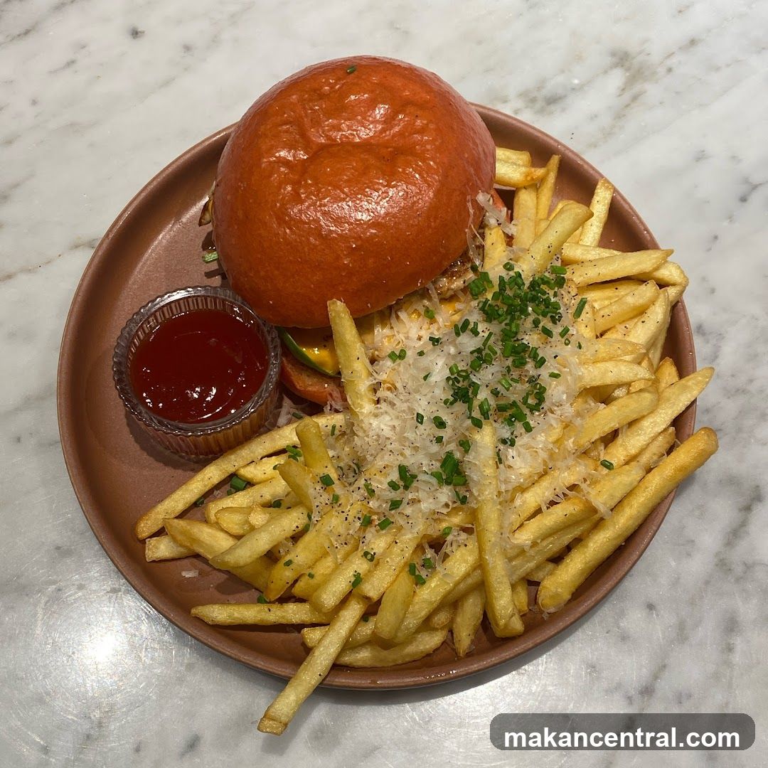 Burger and Fries