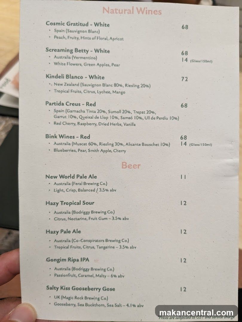 Natural Wines & Beer