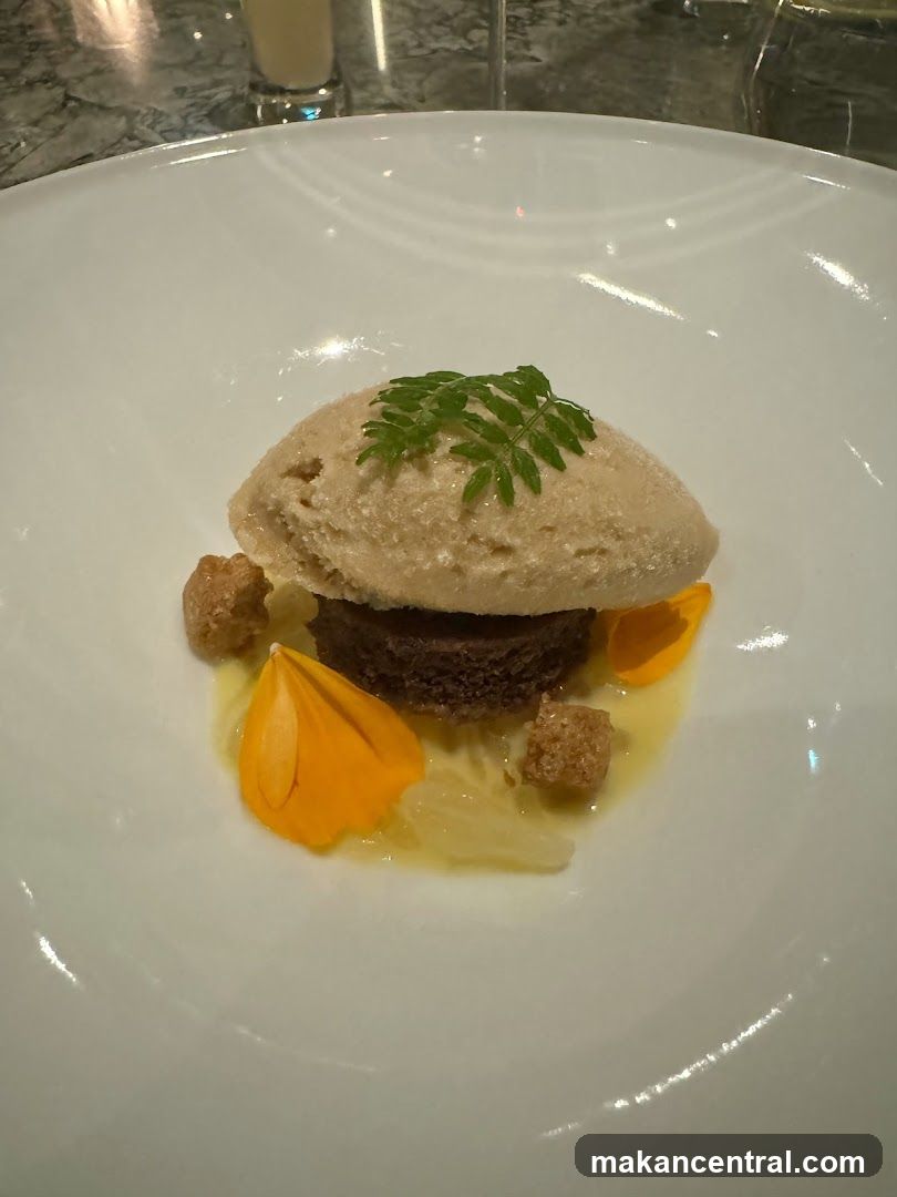 Dessert with Ice Cream and Cake