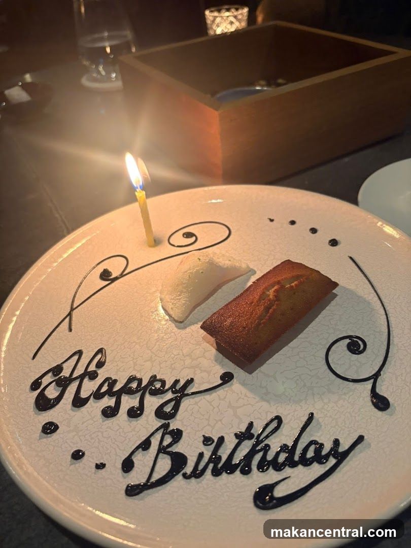 Birthday Dessert Plate