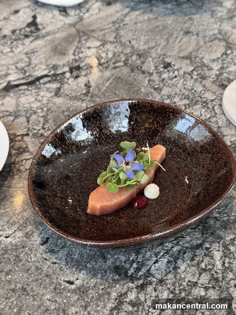 Salmon appetizer