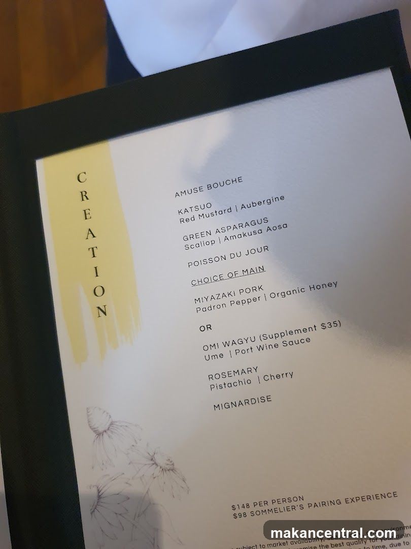 Creation Menu