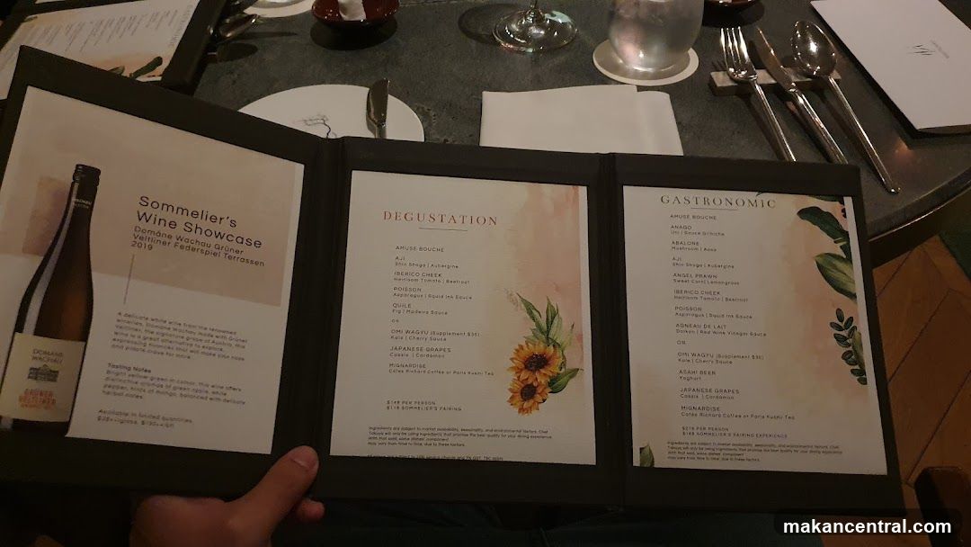 Degustation and Gastronomic Menus