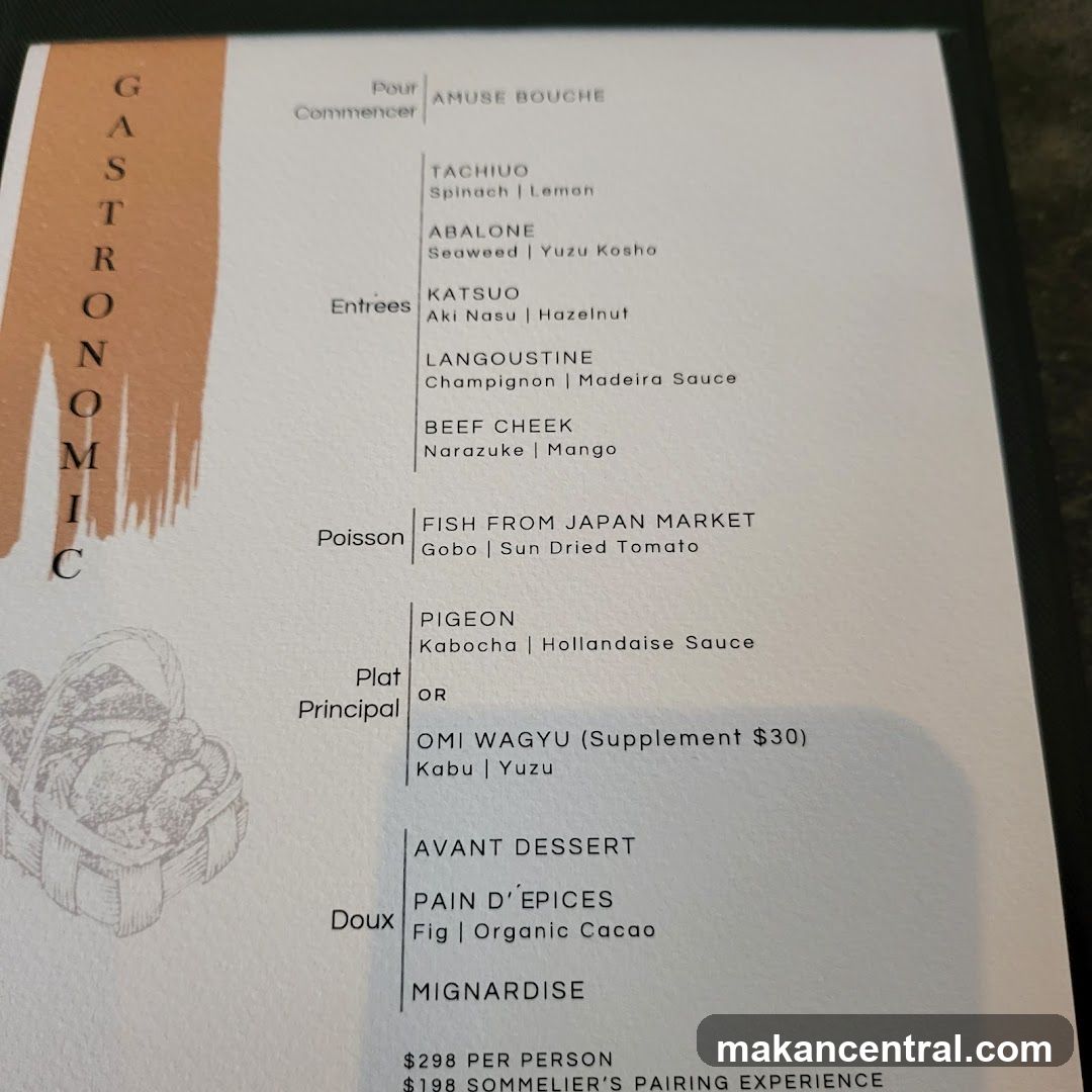 Gastronomic Menu