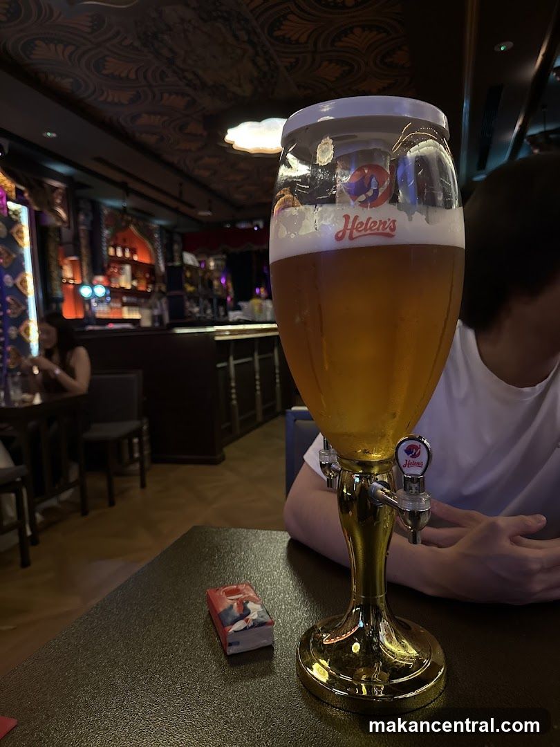 Beer Tower and Cigarette Pack