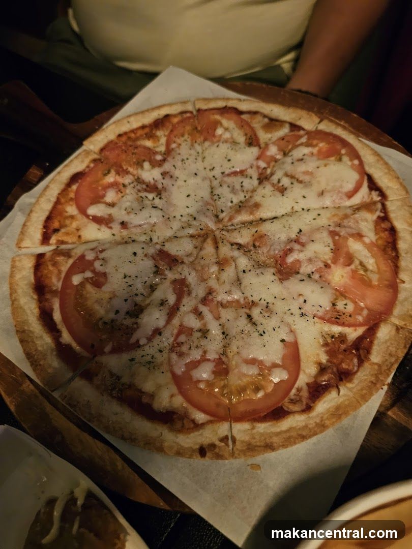 Pizza with Tomatoes and Cheese