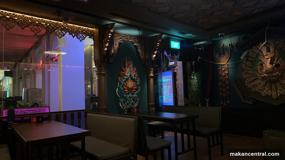 Restaurant Interior with Indian Decor