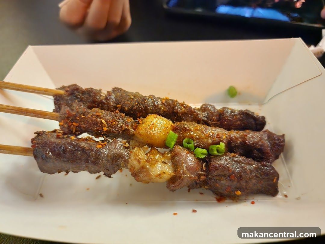 Spicy Beef Skewers