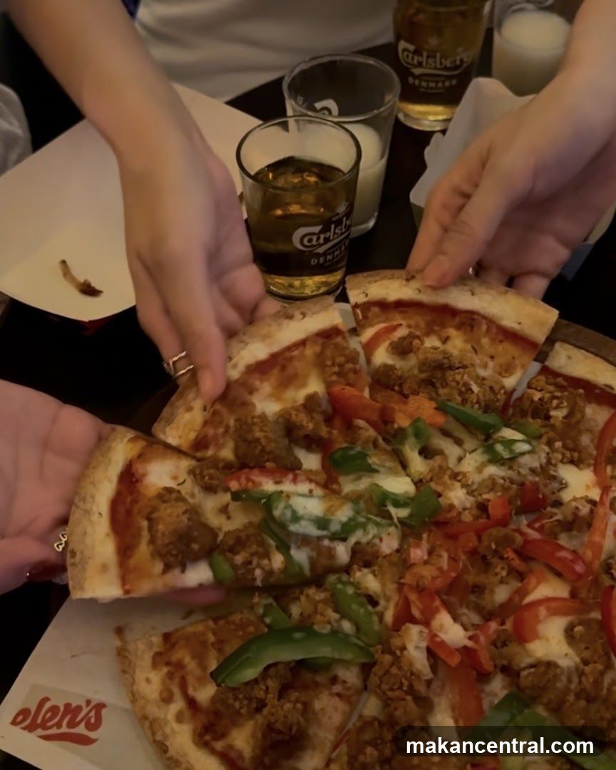 Pizza and Drinks